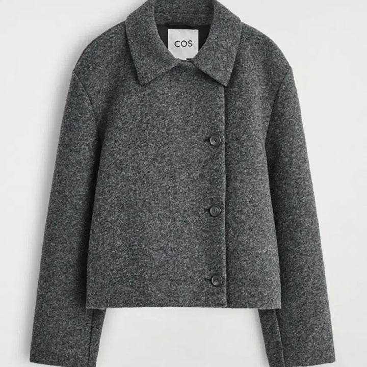[BUNJANG] COS Boiled Wool Blend Jacket Grey / 택포) (XS)COS 코스 보일드 울 블렌드 재킷 / 그레이