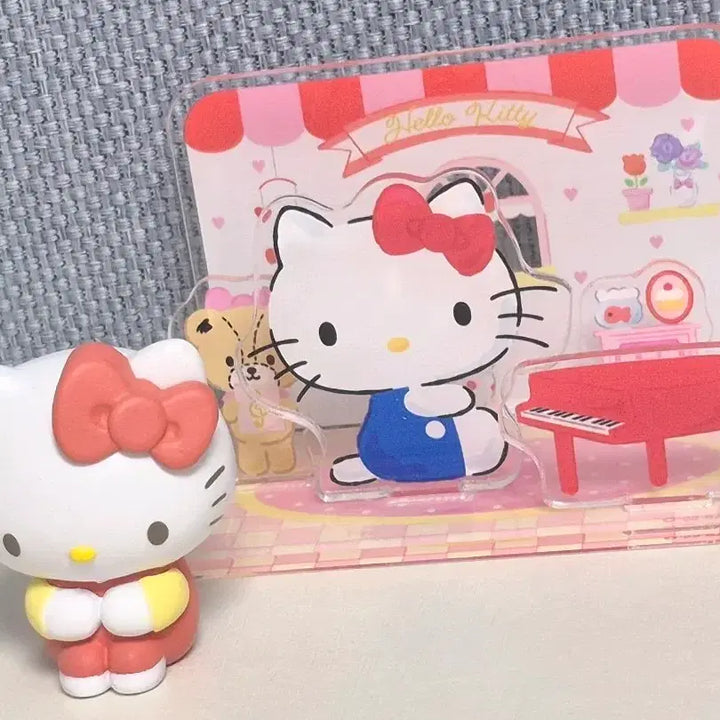 [BUNJANG] Hello Kitty Figure &amp; Acrylic Stand Bundle / 헬로키티 피규어, 아크릴 스탠드 일괄