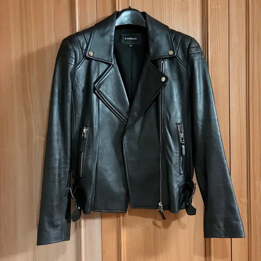 [BUNJANG] KASIBODY Italian Lambskin Leather Jacket Black / 이태리 양가죽 자켓 여자 카시바디 KASIBODY
