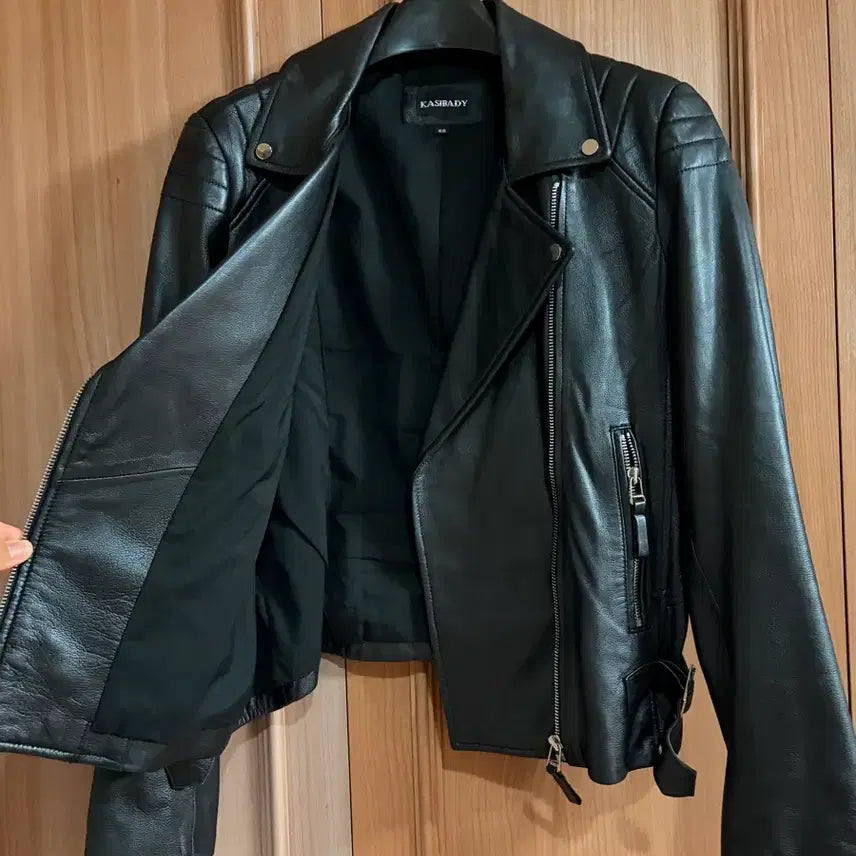 [BUNJANG] KASIBODY Italian Lambskin Leather Jacket Black / 이태리 양가죽 자켓 여자 카시바디 KASIBODY