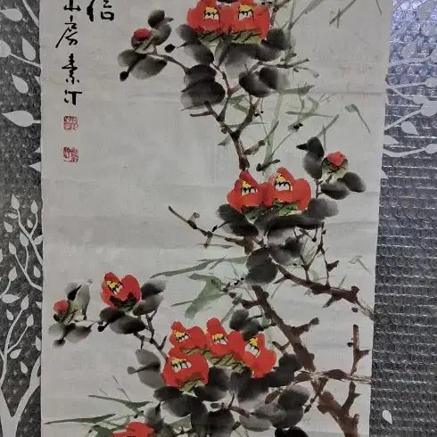 [BUNJANG] Oriental Painting Camellia Painting / 동양화 동백그림 화조도