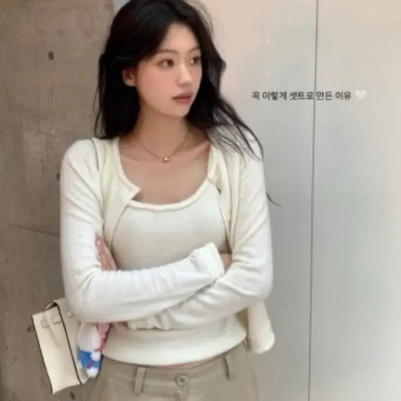 [BUNJANG] 르플레인 소피 나시 가디건 셑 / 르플레인 소피 나시 가디건 셑