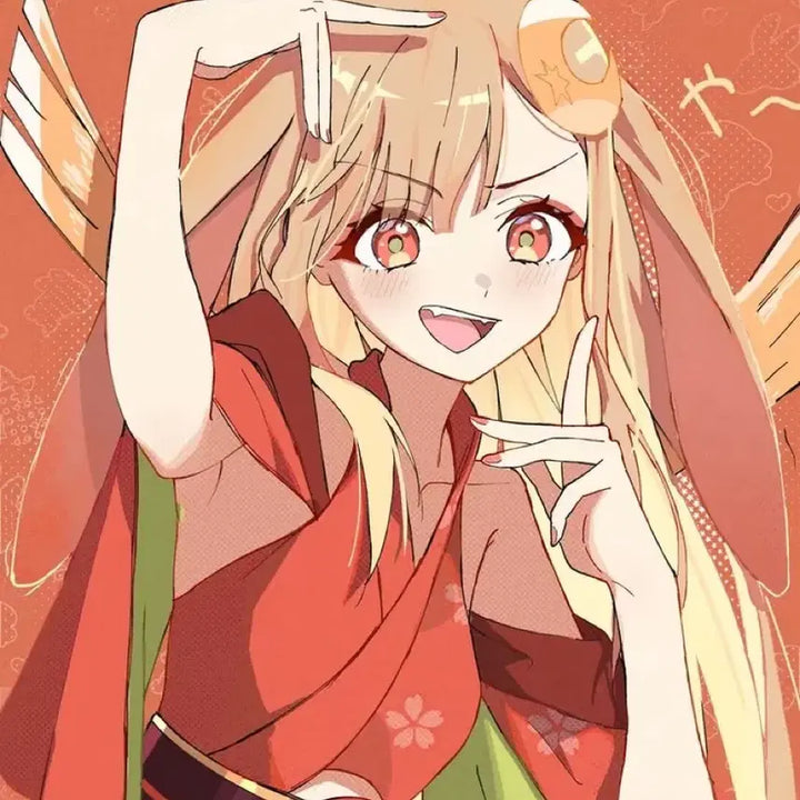 [BUNJANG] Kaguya Princess Cosplay Set / 초 카구야 히메 카구야 공주 코스프레ㅣ할로윈 코스튬 가구야