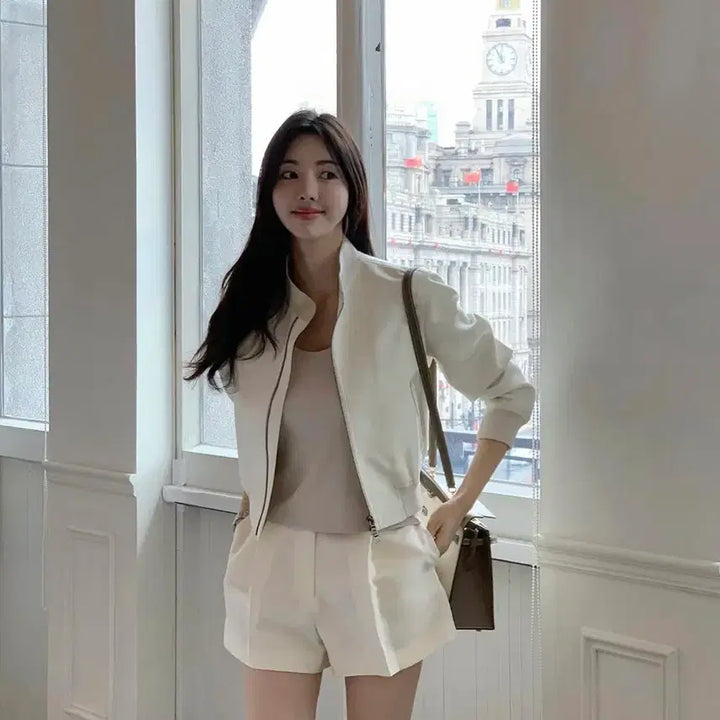 [SOLD OUT] 라플라 울실크 블루종, 팬츠 셋업