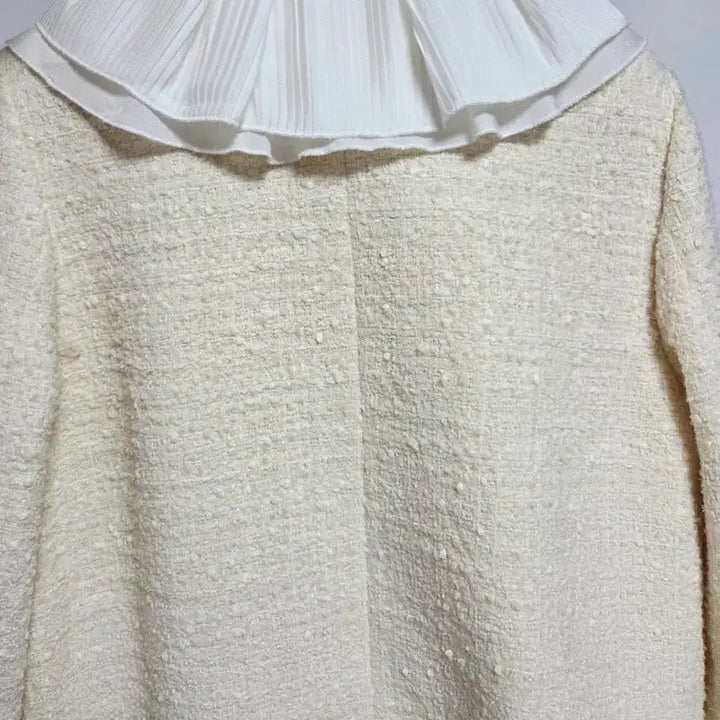 [BUNJANG] Mine Ivory Tweed Jacket / 마인 정 아이보리 트위드 자켓