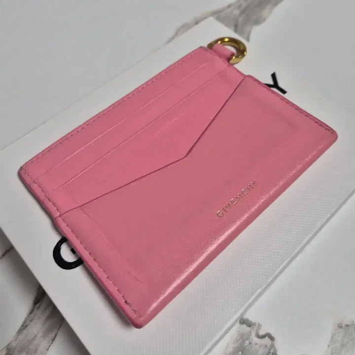 [BUNJANG] Givenchy 4G Leather Card Holder / (정품)지방시 핑크색 레더 4G 카드지갑 홀더