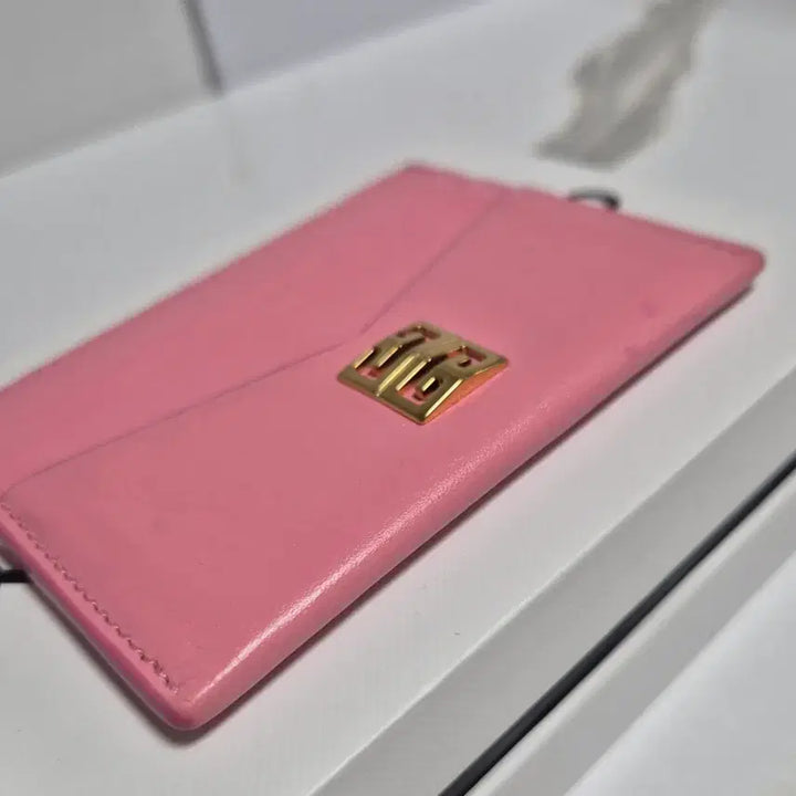 [BUNJANG] Givenchy 4G Leather Card Holder / (정품)지방시 핑크색 레더 4G 카드지갑 홀더