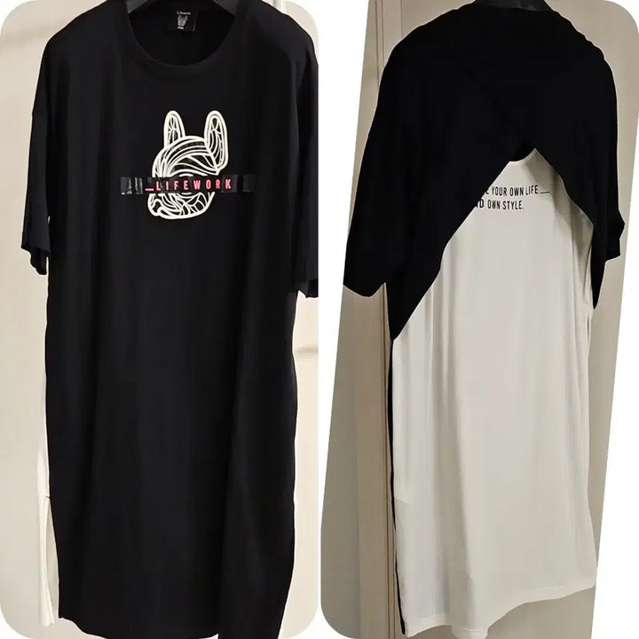 [SOLD OUT] 라이프워크(F)프렌치불독 백오픈원피스