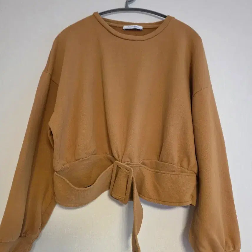[SOLD OUT] 자라 ZARA 묶음 크롭 맨투맨 브라운