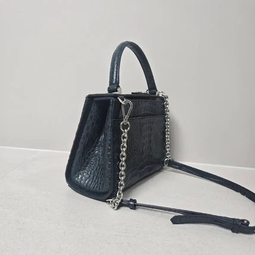 [BUNJANG] Jalmoi Crocodile Chain Shoulder Bag Crossbody Bag / 잘모이 크로커다일 체인 숄더백 크로스백