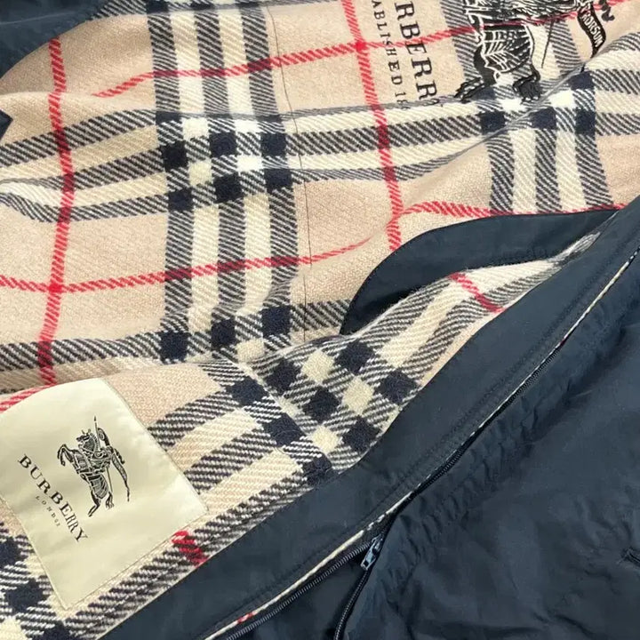 [BUNJANG] Burberry Navy Trench Coat / [정품] 버버리 네이비 트렌치 코트