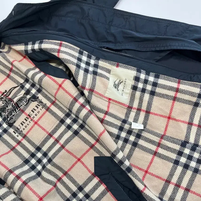 [BUNJANG] Burberry Navy Trench Coat / [정품] 버버리 네이비 트렌치 코트