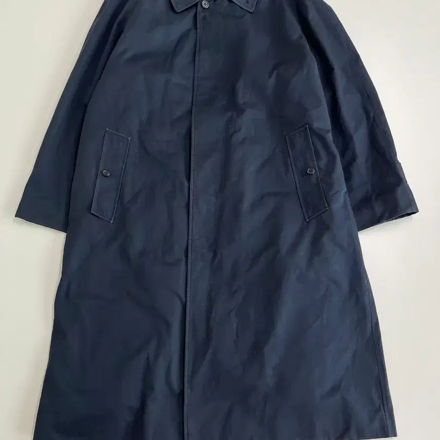 [BUNJANG] Burberry Navy Trench Coat / [정품] 버버리 네이비 트렌치 코트