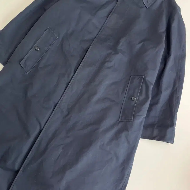 [BUNJANG] Burberry Navy Trench Coat / [정품] 버버리 네이비 트렌치 코트