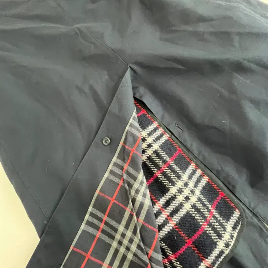 [BUNJANG] Burberry Navy Trench Coat / [정품] 버버리 네이비 트렌치 코트