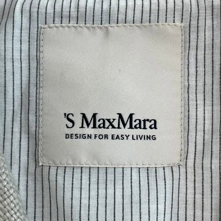 [BUNJANG] Max Mara Ivory Hemp Blazer / [정품] 막스마라 아이보리 헴프 블레이져