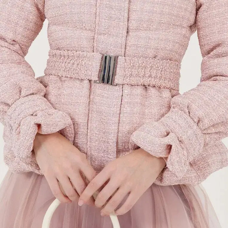 [SOLD OUT] 그레이스유) Kara Tweed Padding 핑크