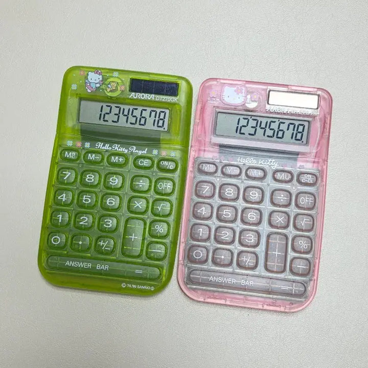 [BUNJANG] Kitty Calculator Bundle / 개별)고전키티 카오하나 계산기 엔젤키티 계산기