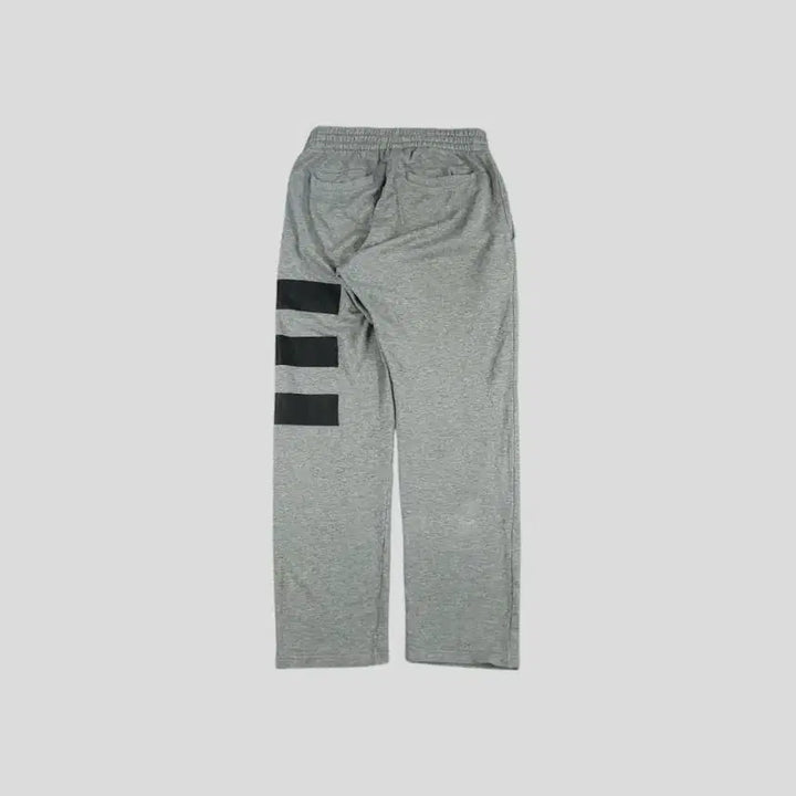 [SOLD OUT] 아디다스 그레이 블랙 골드 배색 트레포일 로고 삼선 글리터 넘버3 밴딩