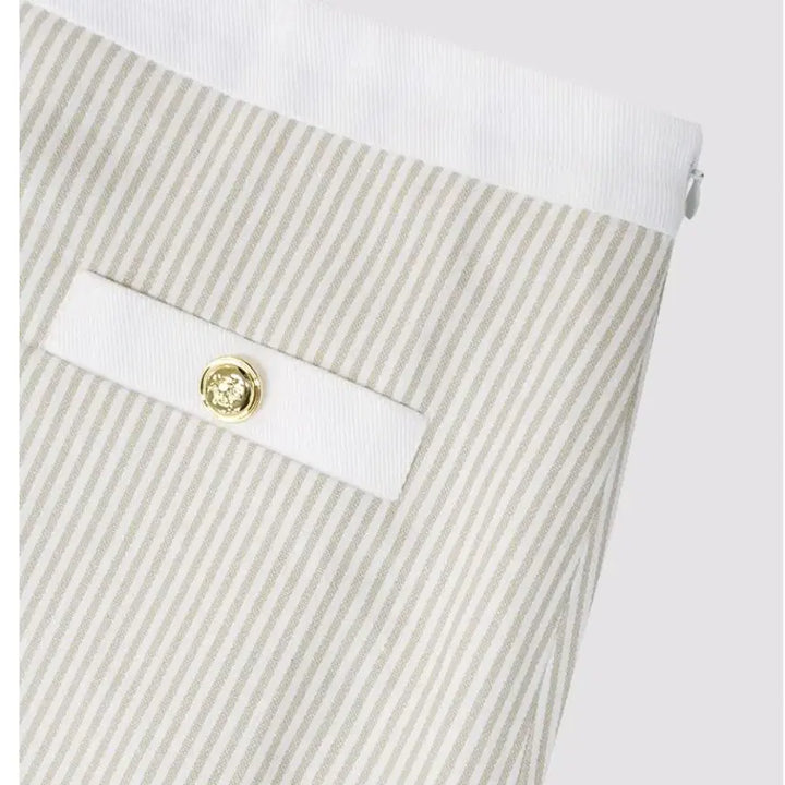 [SOLD OUT] 새상품 마리끌레르 스트라이프 셋업 베이지, 36(44)