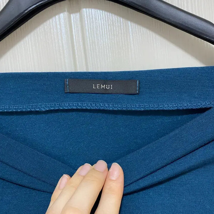 [BUNJANG] LEMUI Blue Boatneck Dress / 르뮈(LEMUI) 블루 보트넥 원피스 F(새상품)