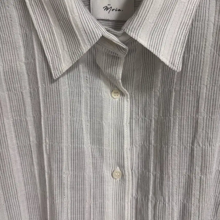[BUNJANG] Moia Sheer ST Shirt (White) / 모이아 sheer ST shirt (white)