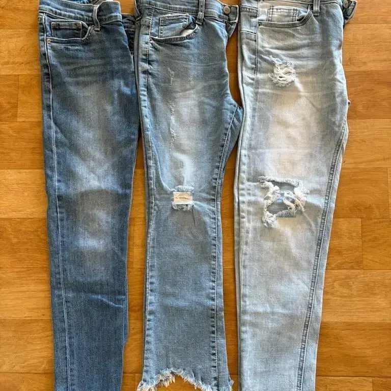 [BUNJANG] Denim Jeans Bundle Set / 데님 청바지 3종 모음 일괄