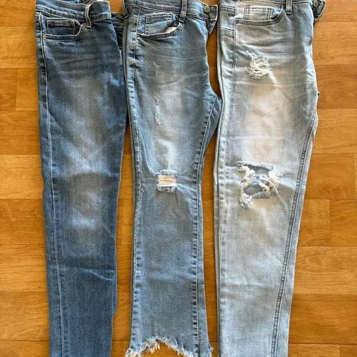 [BUNJANG] Denim Jeans Bundle Set / 데님 청바지 3종 모음 일괄