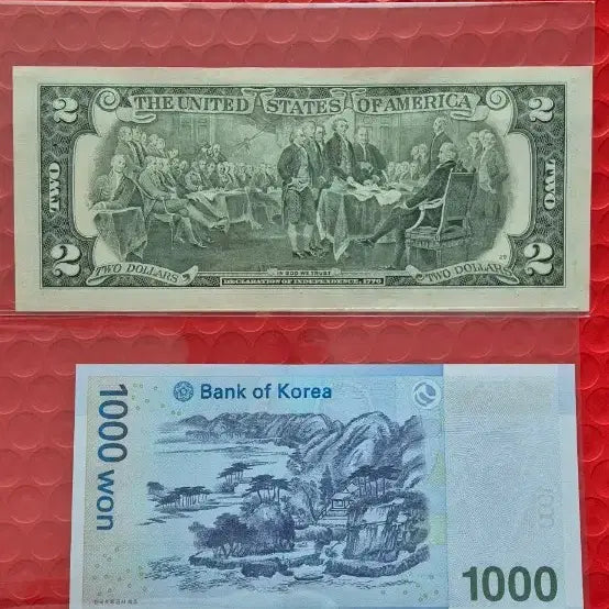 [BUNJANG] 2 Dollar Bill - 3rd Series / 행운의 2달러 .3차천원