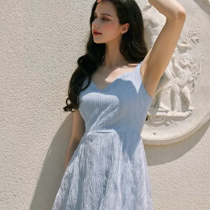 [BUNJANG] GRACE U Ariel Spangle Jumpsuit - Blue - M / 그레이스유) Ariel Spangle Jumpsuit 블루 M