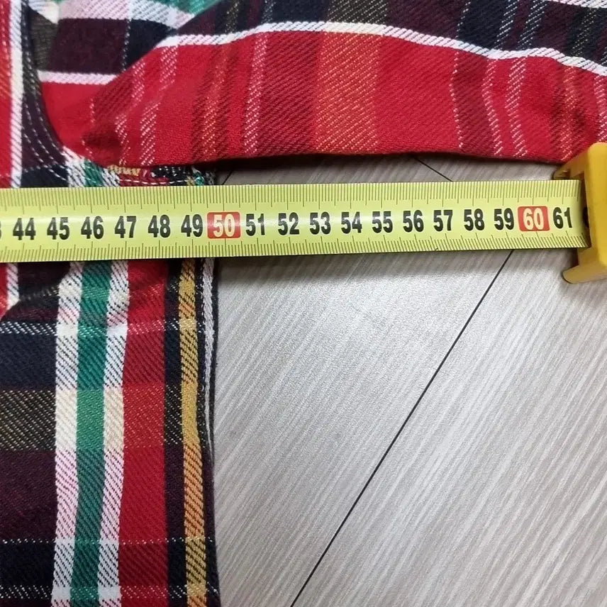 [BUNJANG] Houston Unionmade Red Check Shirt / 휴스턴 유니온메이드 레드 체크 남방 셔츠(95-100)