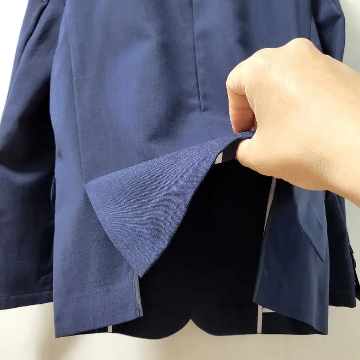 [BUNJANG] Linen Navy Suit Set L / 새상품 린넨 네이비 수트 셋업 L