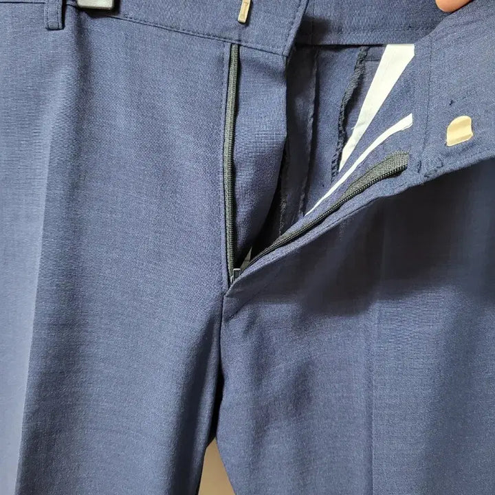 [BUNJANG] Linen Navy Suit Set L / 새상품 린넨 네이비 수트 셋업 L