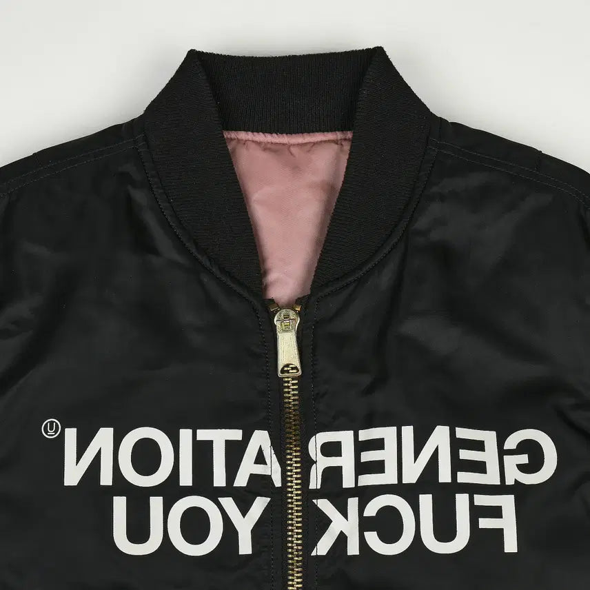 [BUNJANG] Supreme x Undercover Reversible MA-1 Jacket Black/Pink / [S] 슈프림 X 언더커버 리버서블 MA-1 자켓