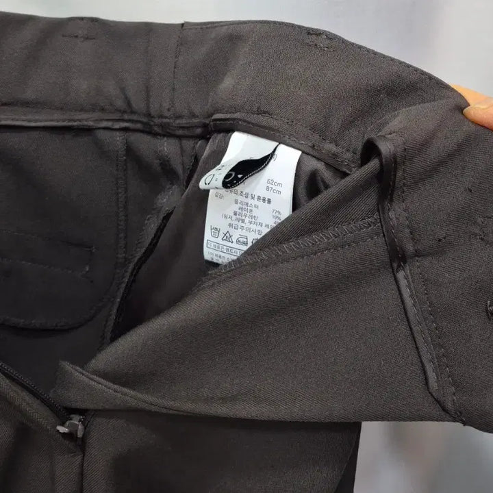 [BUNJANG] Brown Pin Tuck Wide Slacks / 브라운 핀턱 와이드 슬랙스