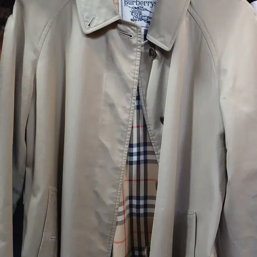 [BUNJANG] Burberry Beige Trench Coat / 버버리 베이지 트렌치 코트L(100)정품