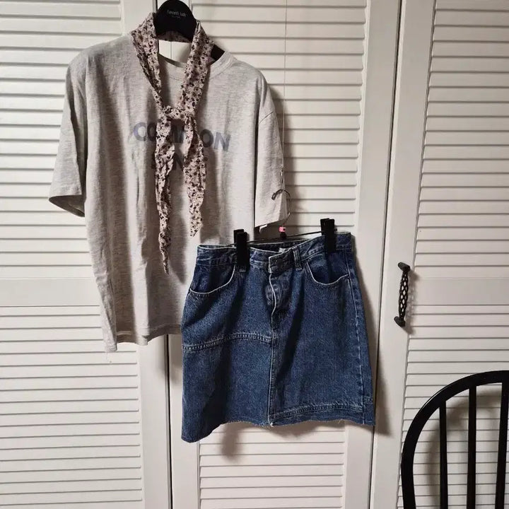 [BUNJANG] Denim Mini Skirt / 데님미니청치마
