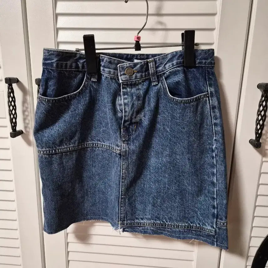 [BUNJANG] Denim Mini Skirt / 데님미니청치마