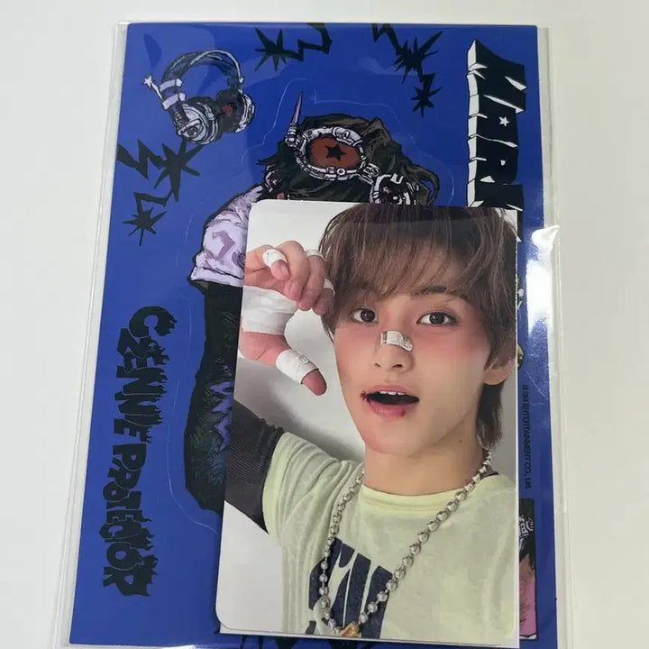[SOLD OUT] nct127 마크 티셔츠 스티커+포카 세트 미개봉