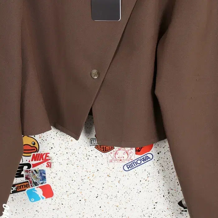 [SOLD OUT] 여성F / LOVB 새상품 사선여밈 디자이너자켓BR A-130