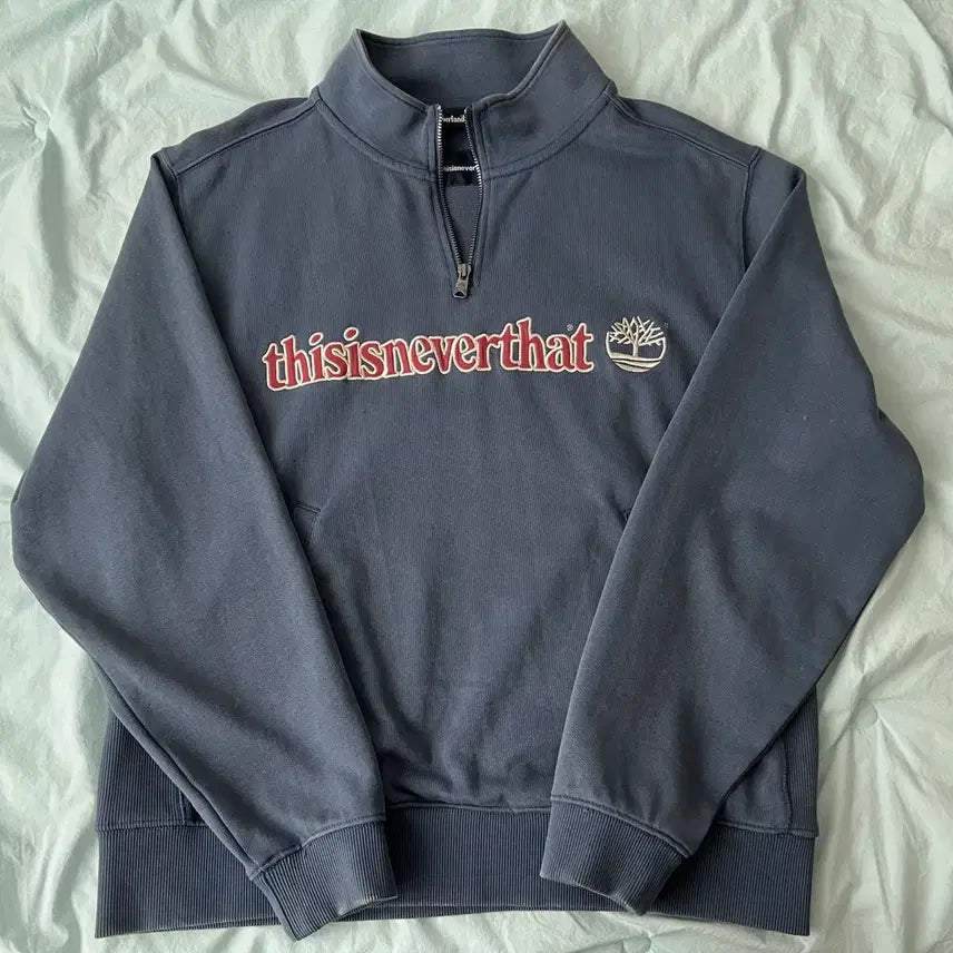 [BUNJANG] Dinethet Half Zip-up Sweatshirt Size S / 디네뎃 하프집업 맨투맨S