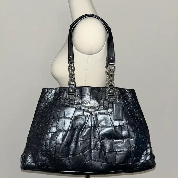 [BUNJANG] COACH Crocodile Shoulder Bag / COACH Crocodile shoulder bag