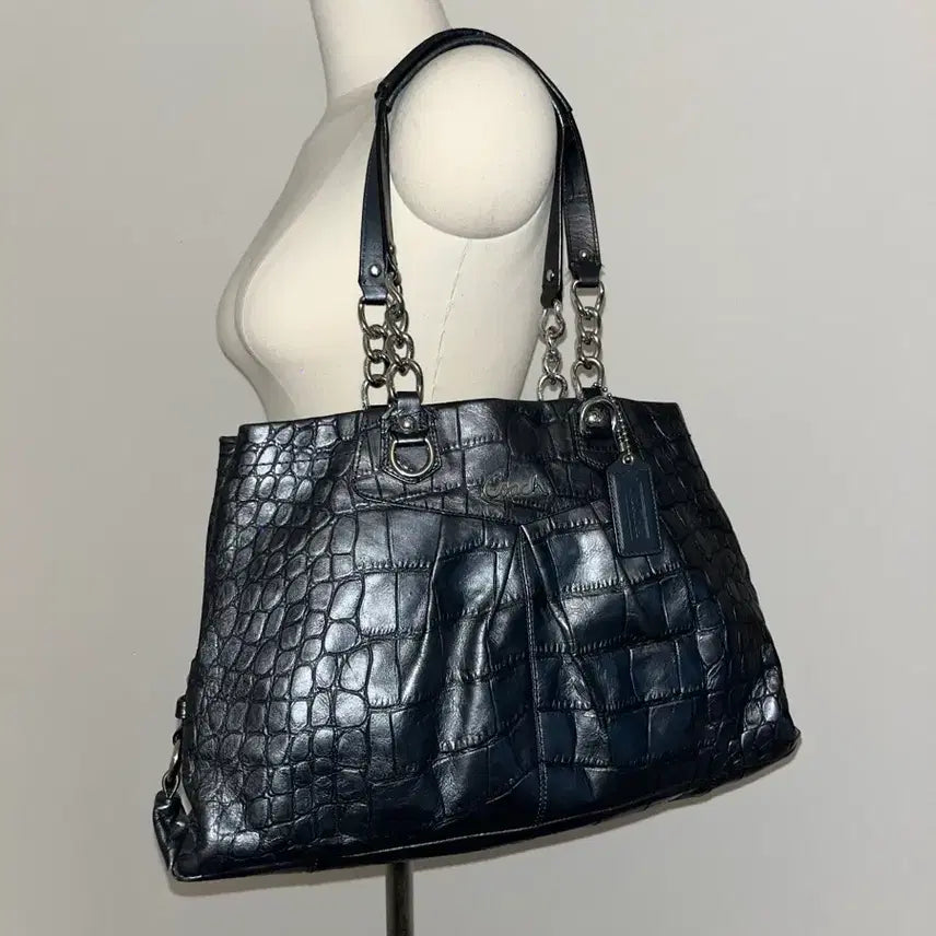 [BUNJANG] COACH Crocodile Shoulder Bag / COACH Crocodile shoulder bag