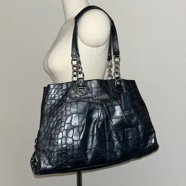 [BUNJANG] COACH Crocodile Shoulder Bag / COACH Crocodile shoulder bag