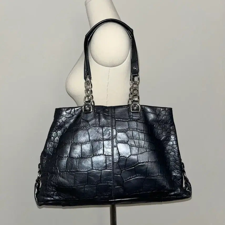 [BUNJANG] COACH Crocodile Shoulder Bag / COACH Crocodile shoulder bag