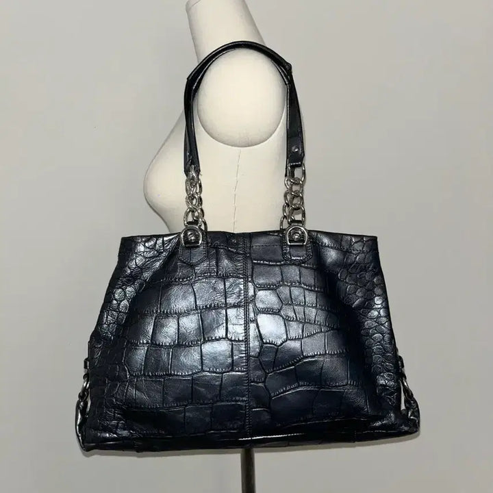 [BUNJANG] COACH Crocodile Shoulder Bag / COACH Crocodile shoulder bag