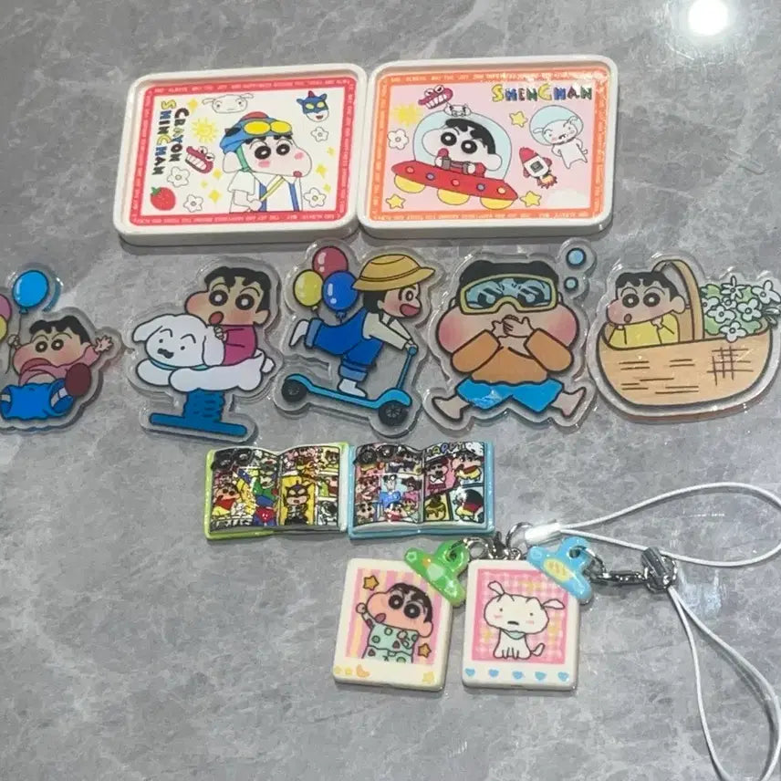 [BUNJANG] Crayon Shin-chan Acrylic Keyring Collection / 짱구는 못말려 희귀 키링 굿즈 모음