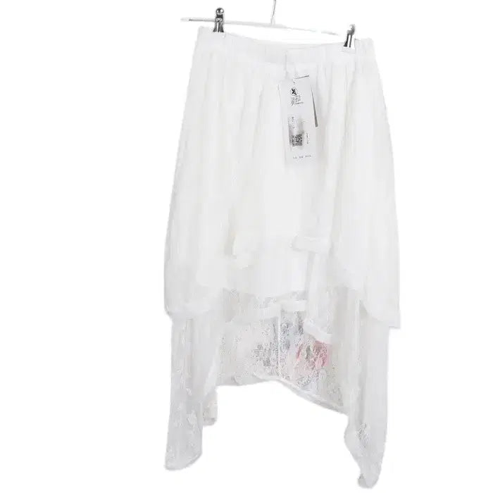 [BUNJANG] Imported Asymmetrical Lace Skirt / 여성F/ 텍새 수입 언밸런스 레이스스커트 21-111