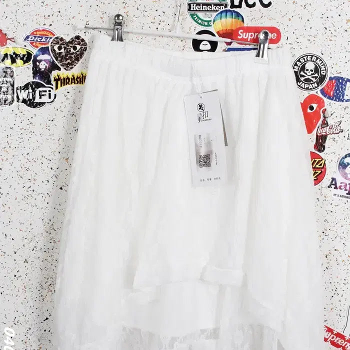 [BUNJANG] Imported Asymmetrical Lace Skirt / 여성F/ 텍새 수입 언밸런스 레이스스커트 21-111
