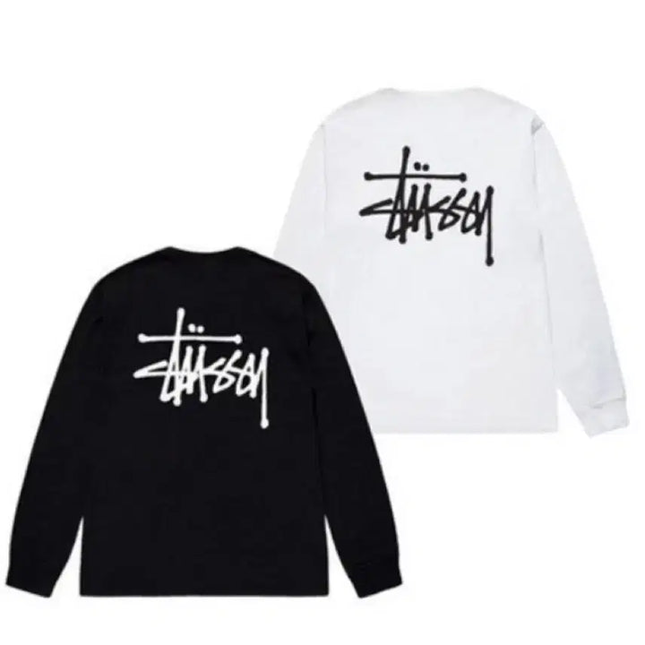 [BUNJANG] Stussy Big Logo Basic Long Sleeve T-shirt / 스투시 빅로고 베이직 롱슬리브
